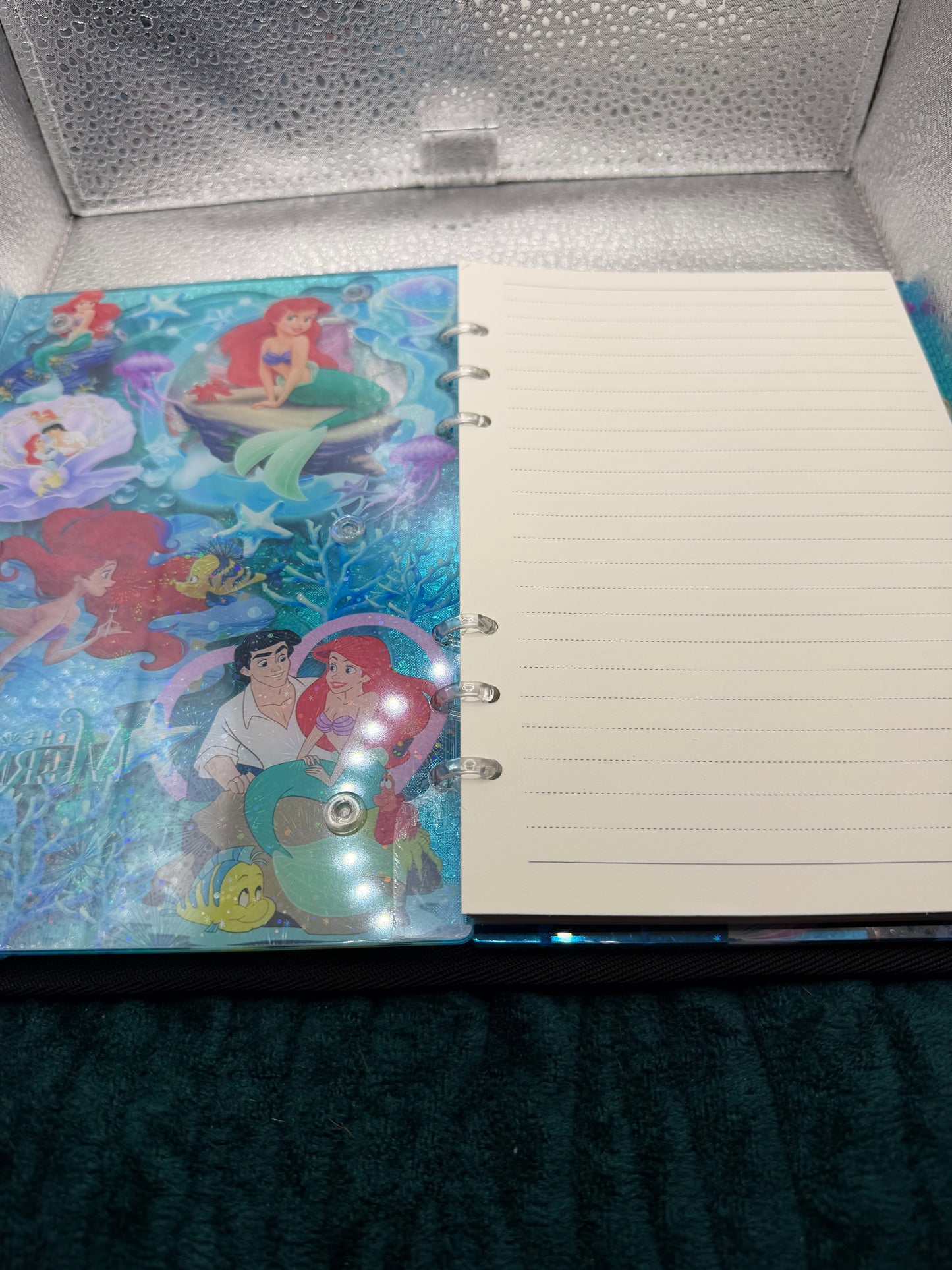 Little Mermaid Shaker Notebook
