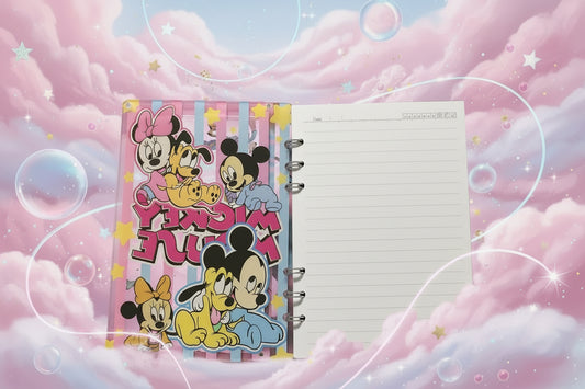 PINK AND BLUE THEME LIKE PAGE 1, KEEP NOTEBOOK AS IS