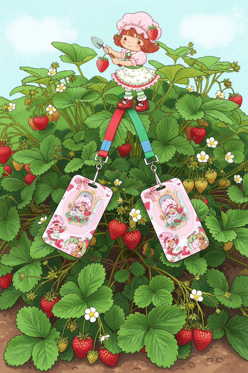 STRAWBERRY SHORTCAKE ID BADGE HOLDER